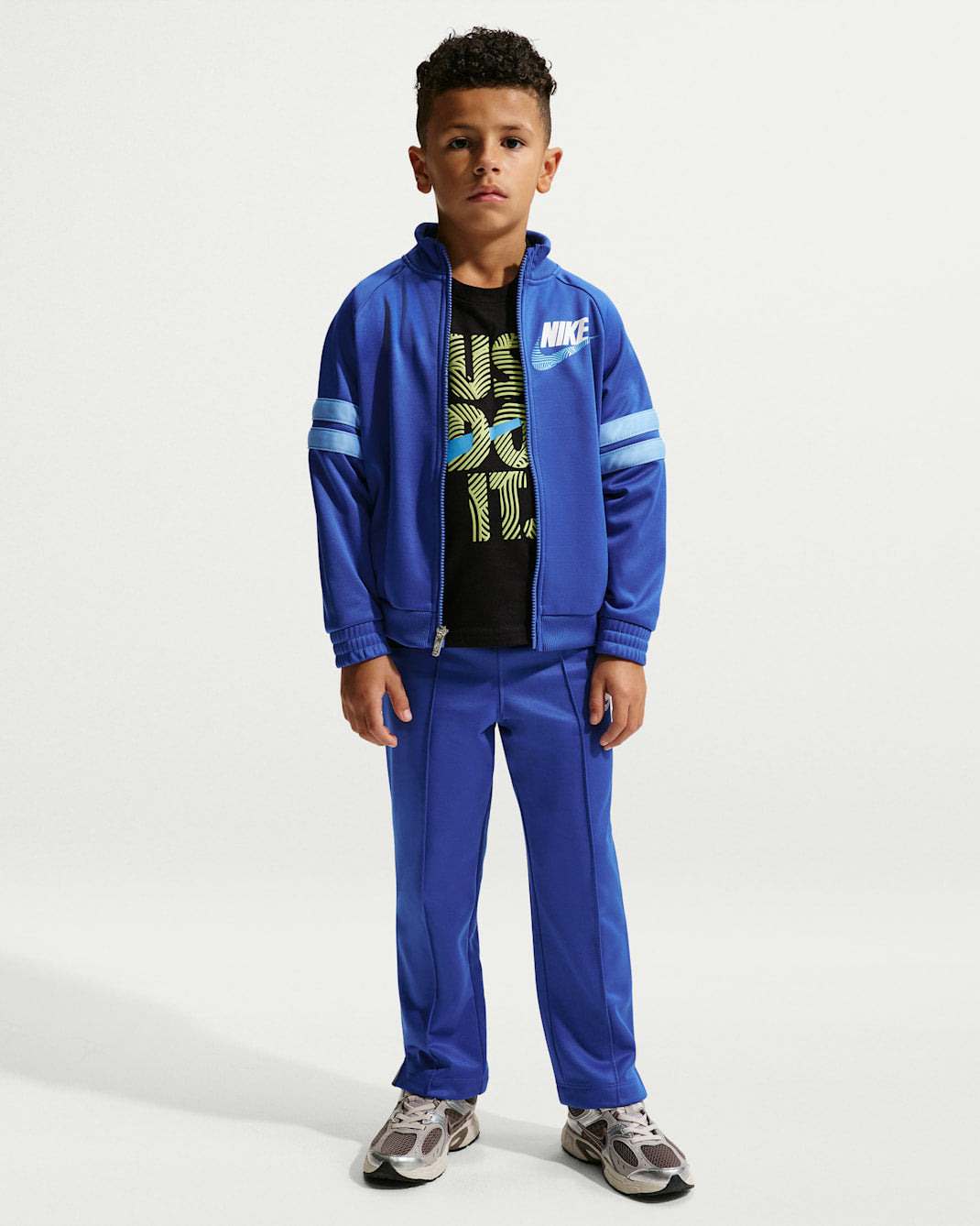 Nike Kid's In The Zone Oversized Royal Blue Tracksuit Set