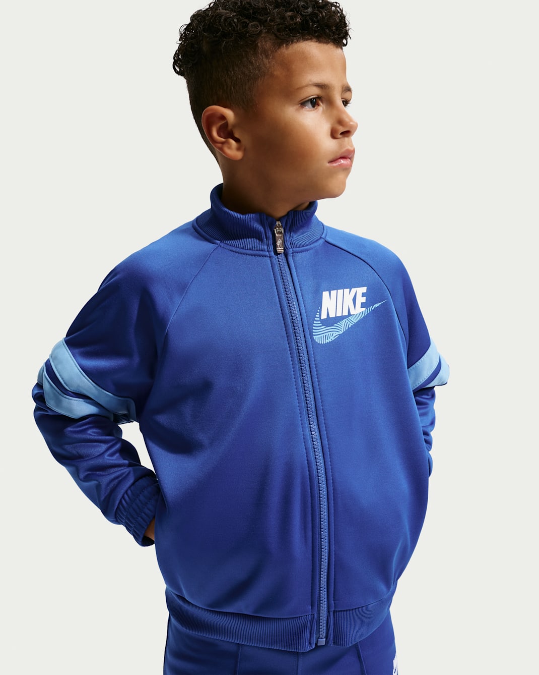 Nike Kid's In The Zone Oversized Royal Blue Tracksuit Set