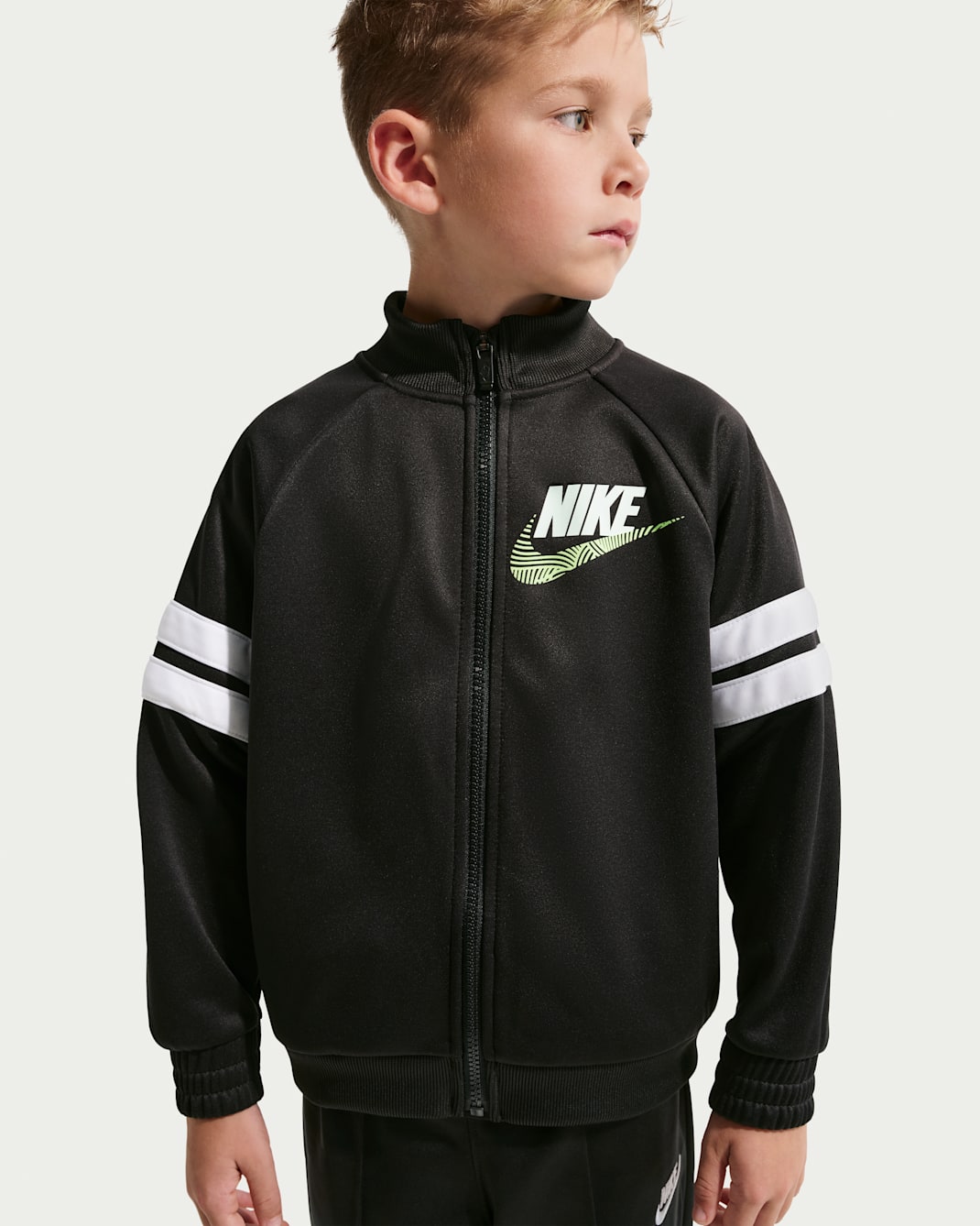 Nike Kid's In The Zone Oversized Black Tracksuit Set