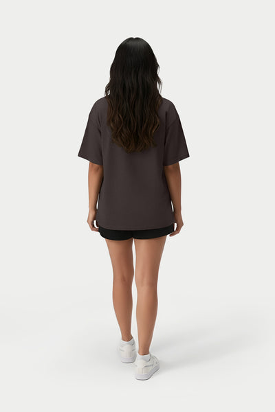 Insport Women's Baily Oversized Chocolate Tee