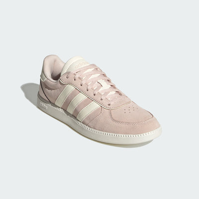 ADIDAS WOMEN'S BREAKNET SLEEK QUARTZ/WHITE SNEAKER SHOES
