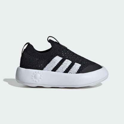 Adidas Kid's Bubble Comfy Black/White Sneaker Shoes