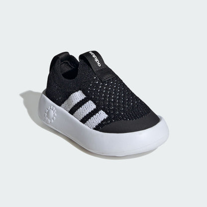 Adidas Kid's Bubble Comfy Black/White Sneaker Shoes