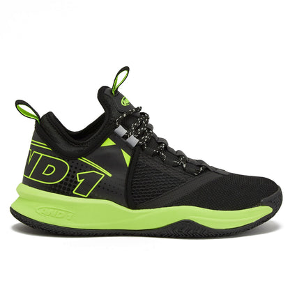 And-1 Men's Charge Black/Yellow Basketball Shoes