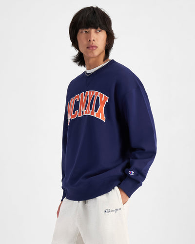 Champion Unisex Rochester Navy Crew Neck Sweater