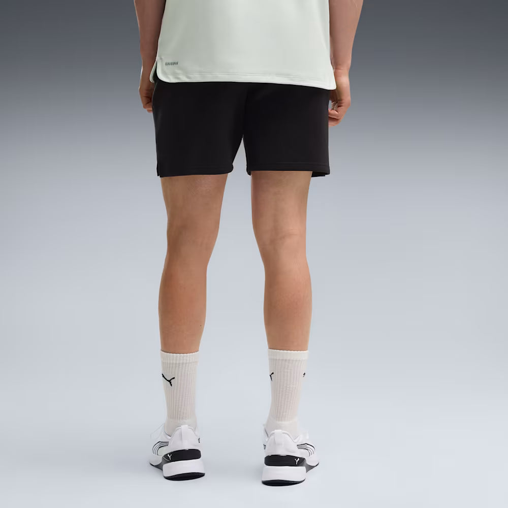 PUMA MEN'S CLOUDSPUN 5" BLACK SHORTS