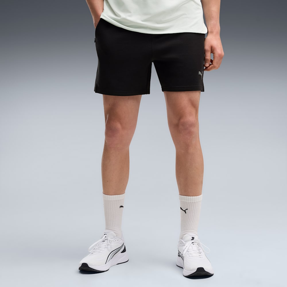 PUMA MEN'S CLOUDSPUN 5" BLACK SHORTS