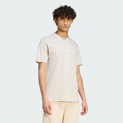 ADIDAS COLLEGIATE LINEAGE GRAPHIC BEIGE TEE