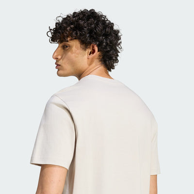 ADIDAS COLLEGIATE LINEAGE GRAPHIC BEIGE TEE