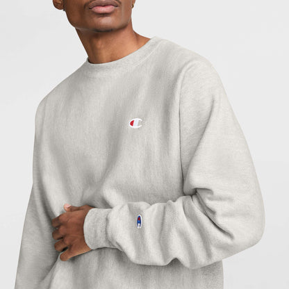 CHAMPION UNISEX RESERVE WEAVE GREY CREW SWEATSHIRT