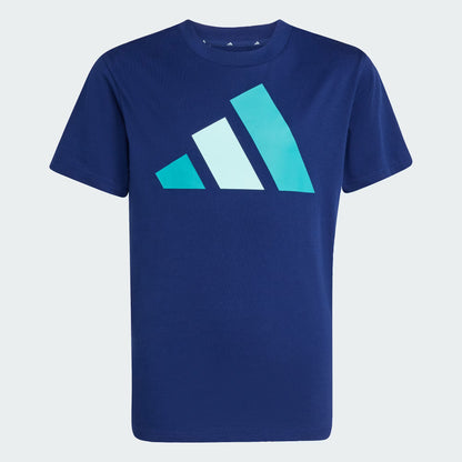 Adidas Kid's Big Logo Navy Tee