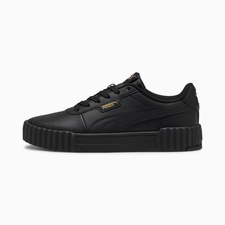 Puma Women's Carina 3.0 Triple Black Sneaker Shoes