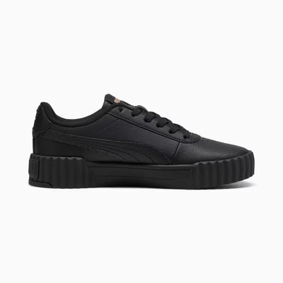 Puma Women's Carina 3.0 Triple Black Sneaker Shoes