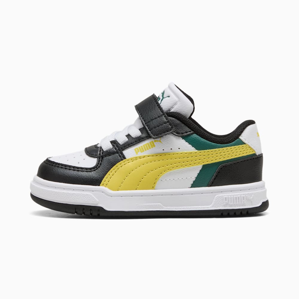 PUMA KID'S CAVEN 3.0 BLOCK TS BLACK/CITRUS SNEAKER SHOES