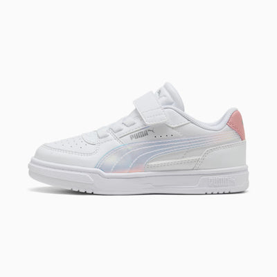 Puma Kid's Caven Iii Holo 2.0 Hook N' Loop White/Rose Sneaker Shoes