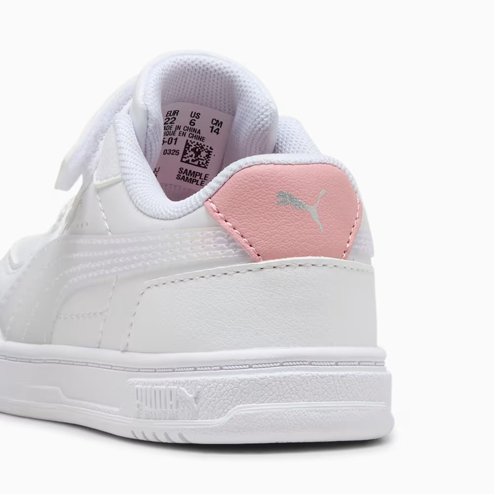 New Balance Kid's Caven Iii Holo 2.0 White/Rose Sneaker Shoes