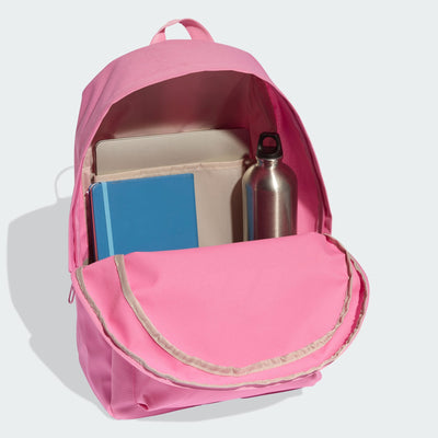 Adidas Classic 3 Bars Logo Pink Backpack
