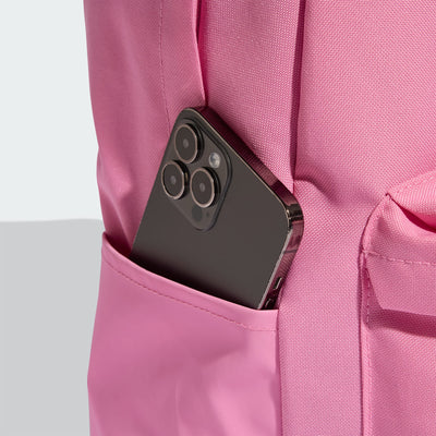 Adidas Classic 3 Bars Logo Pink Backpack