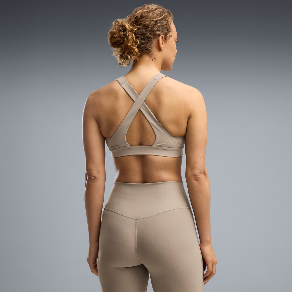 PUMA WOMEN'S CLOUDSPUN ULTRA SOFT MOUSE GREY BRA