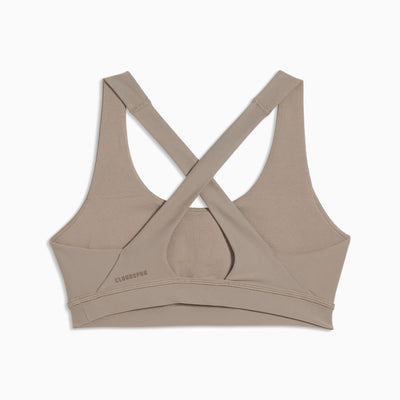 PUMA WOMEN'S CLOUDSPUN ULTRA SOFT MOUSE GREY BRA