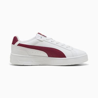 Puma Men's Court Classico White/Red Sneaker Shoes