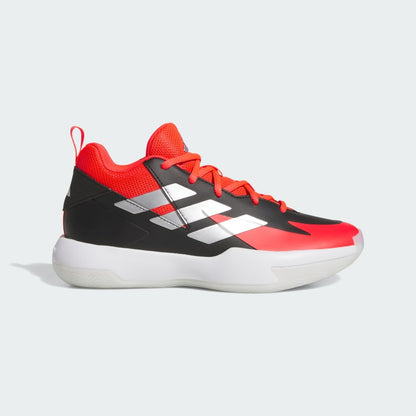 Adidas Kid's Cross Em Up Black/Red Basketball Shoes