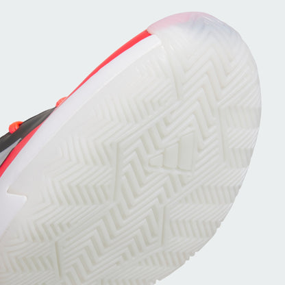 Adidas Kid's Cross Em Up Black/Red Basketball Shoes