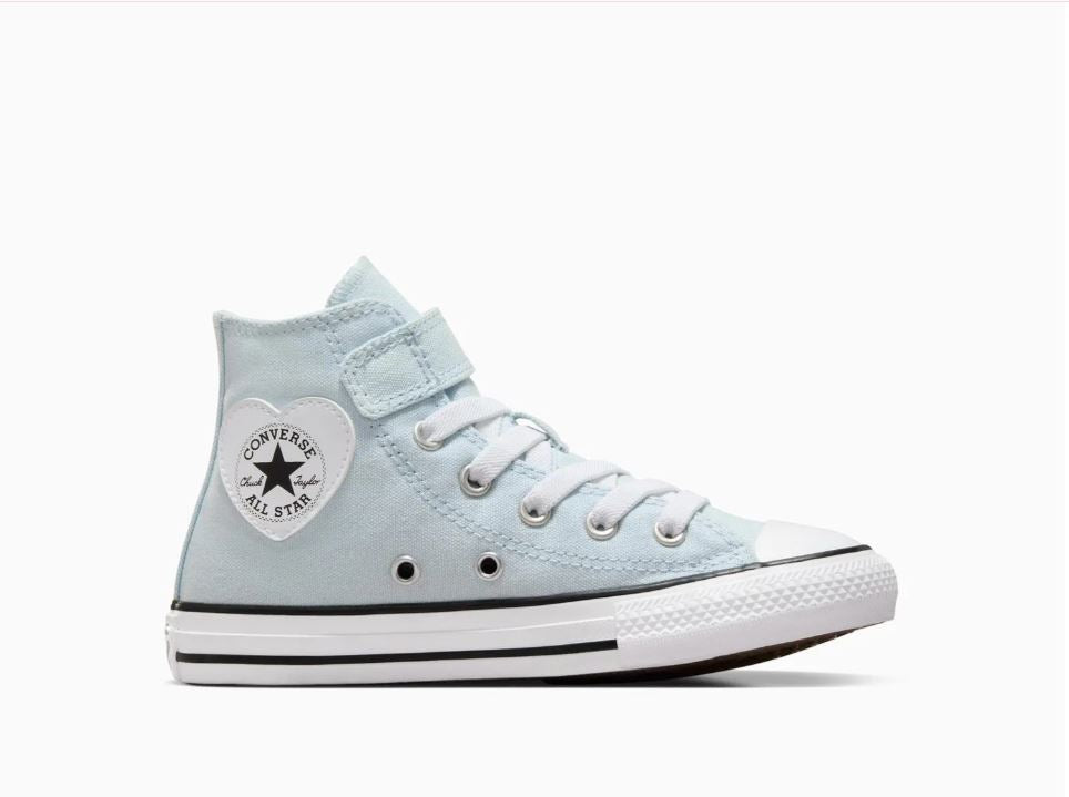 Light blue glitter converse best sale