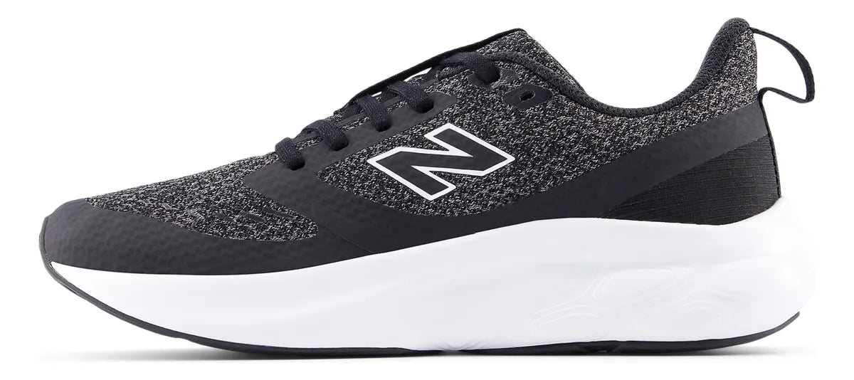 New Balance Kid's Fresh Foam 625 Black/White Running Shoes