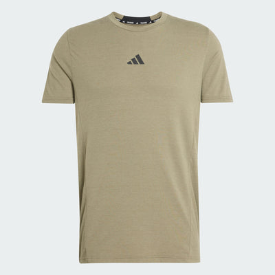 Adidas Men's Designed For Training Olive Tee