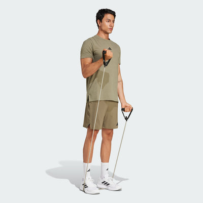 Adidas Men's Designed For Training Olive Tee