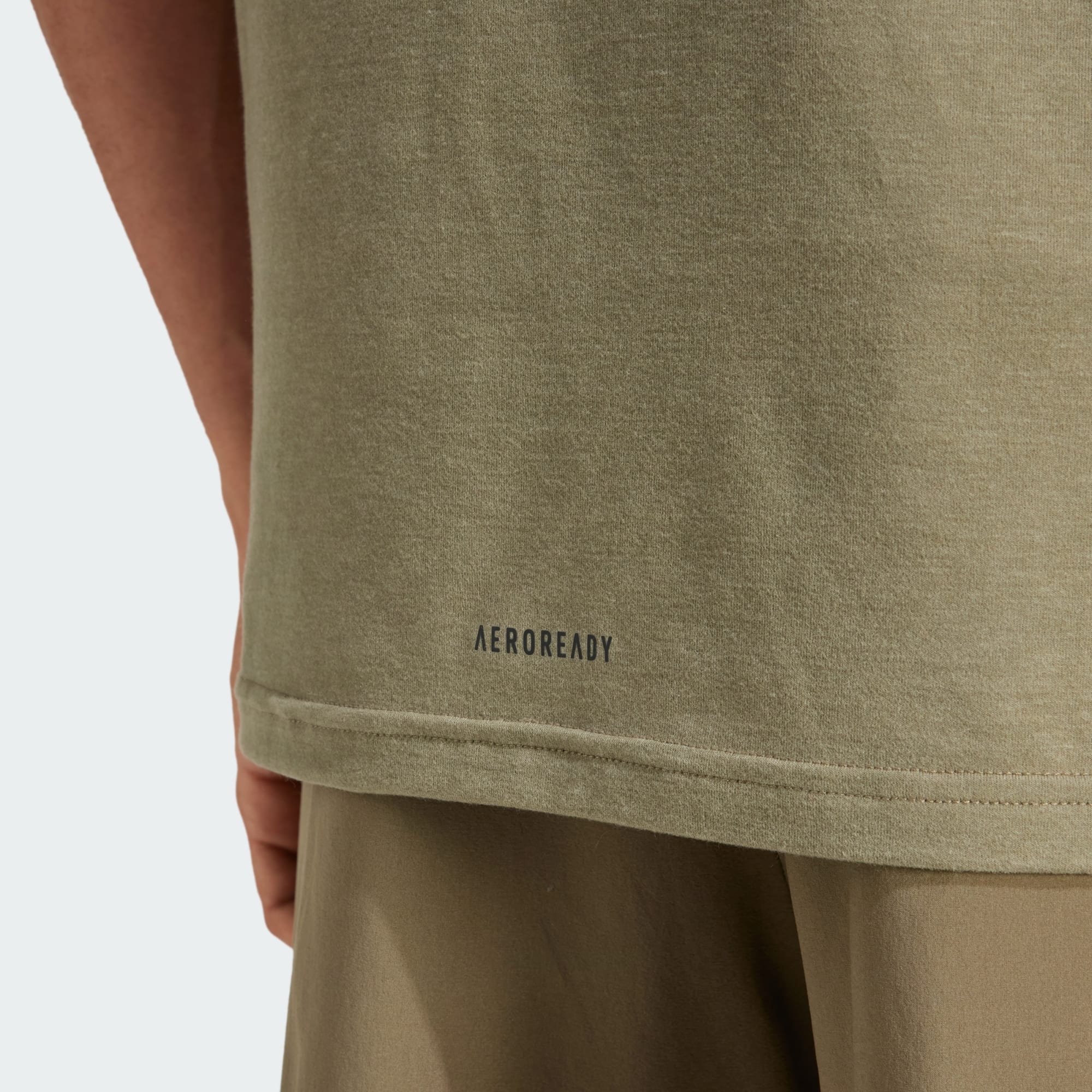 Adidas Men's Designed For Training Olive Tee