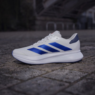 Adidas Men's Duramo 12 Sl White/Blue Running Shoes