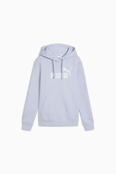 Puma Women's Essentials Logo Fleece Blue Hoodie