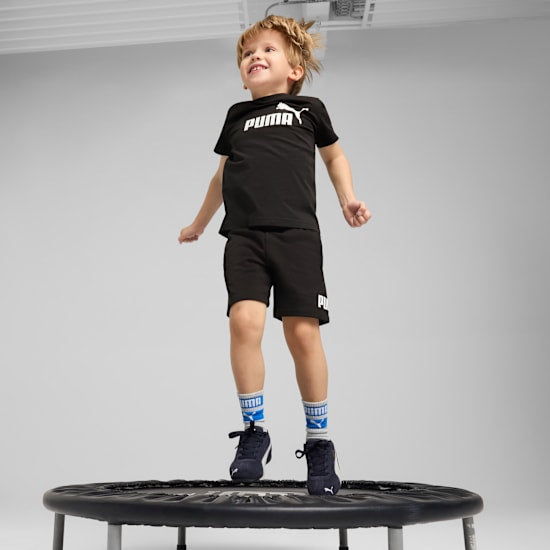 Puma Kid's Ess Logo No.1 French Terry Black Short