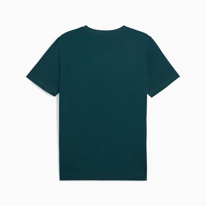 Puma Men's Essentials No.1 Logo Green Tee