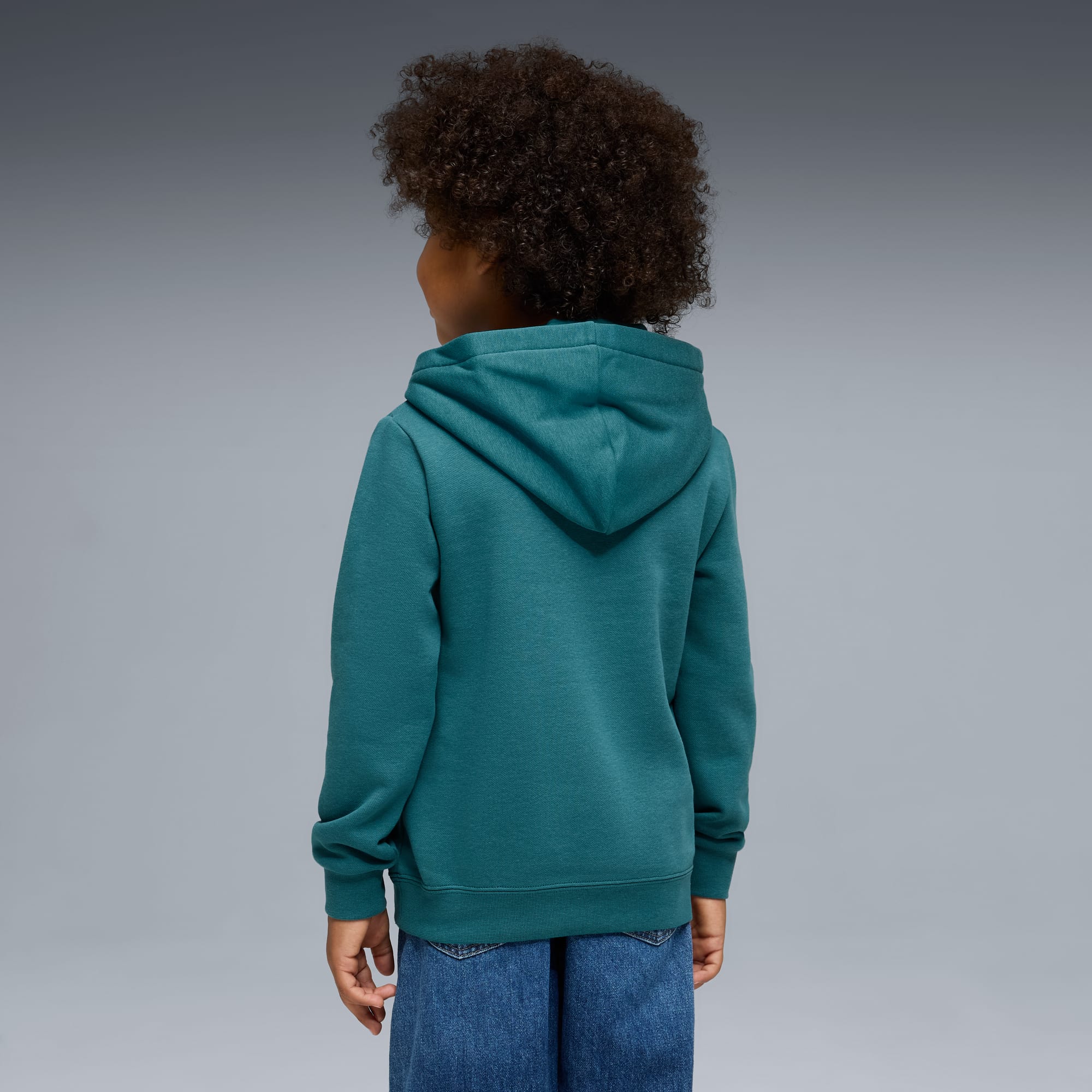 Puma Kid's Essentials No. 1 Logo Fleece Emerald Ice Hoodie