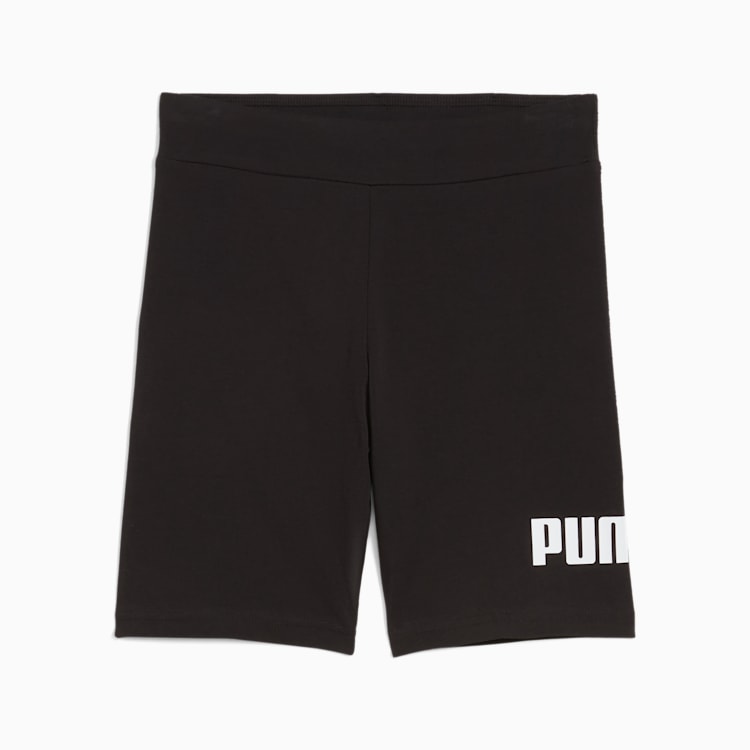 Puma Kid's Ess No.1 Logo Black Bike Short Leggings