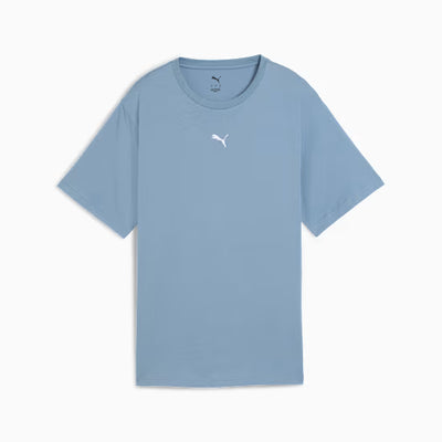 Puma Womens Essentials Relaxed Blue Tee