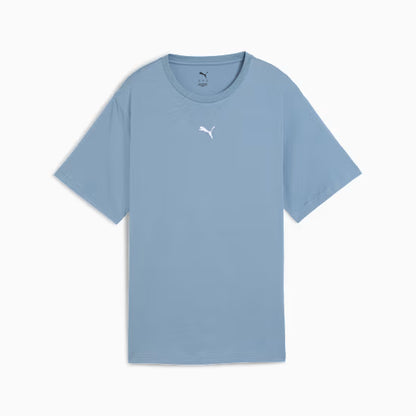 Puma Womens Essentials Relaxed Blue Tee