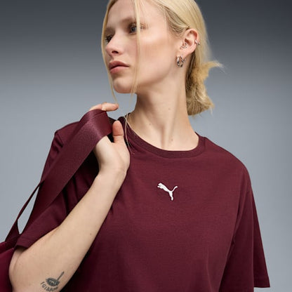 Puma Women's Essentials Relaxed Ruby Tee