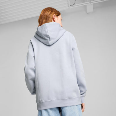 Puma Kid's Essentials 2 Colour Fleece Blue Hoodie