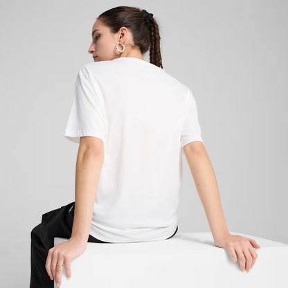 Puma Women's Essentials Relaxed White Tee