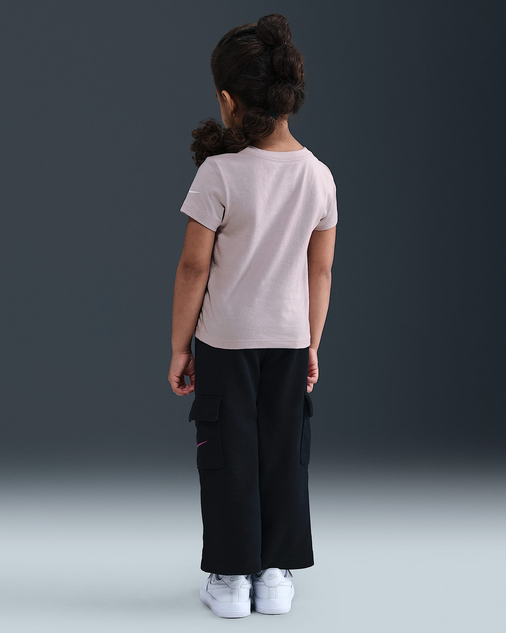 Nike Kid's Essentials Graphic Ringlet Pink Tee