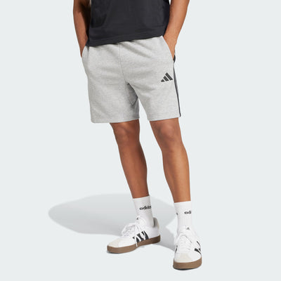 Adidas Men's 3-Stripes French Terry Grey Short