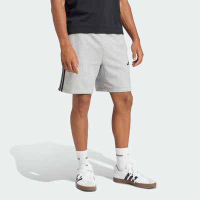 Adidas Men's 3-Stripes French Terry Grey Short