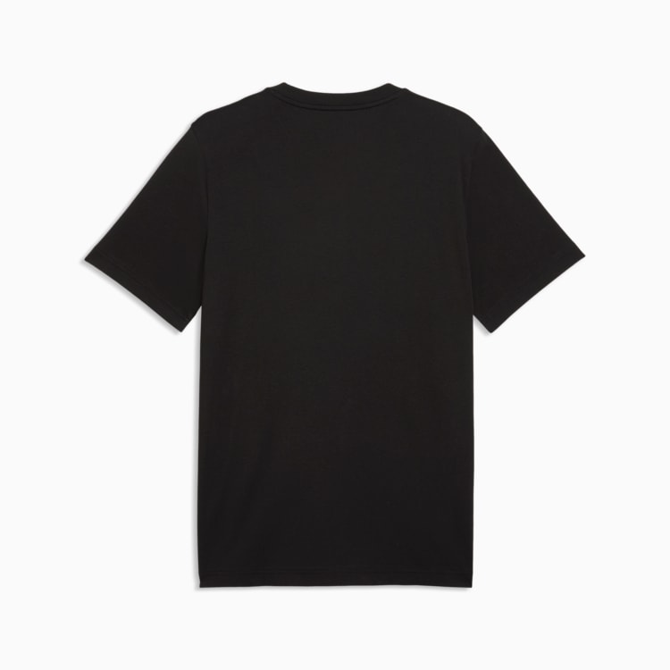 PUMA MEN'S ESSENTIALS 2 COLOUR NO. 1 LOGO BLACK/OLIVE TEE