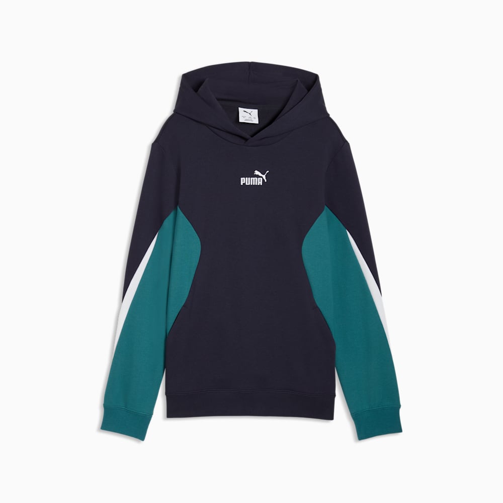 Puma Kid's Essentials Block Navy Hoodie