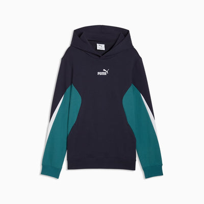 Puma Kid's Essentials Block Navy Hoodie