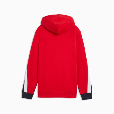 Puma Kid's Essentials Block French Terry Red Hoodie